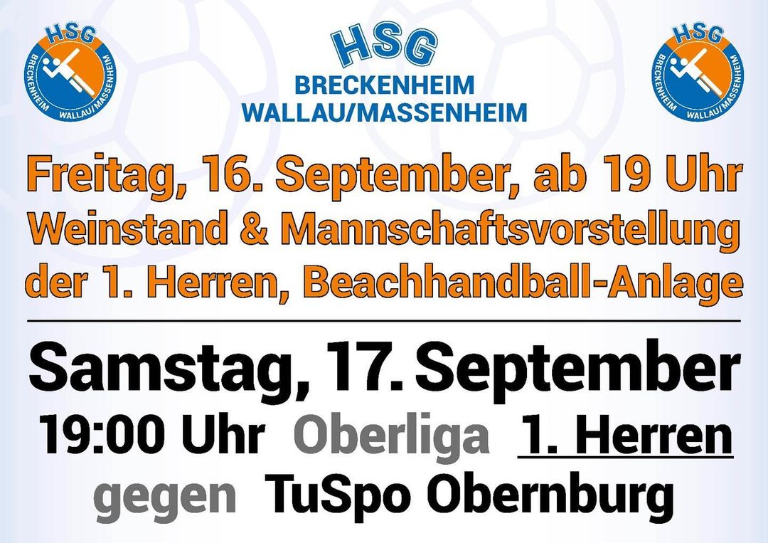 You are currently viewing Handballweinstand und Vorstellung des HSG Ol-Teams auf der Beachanlage