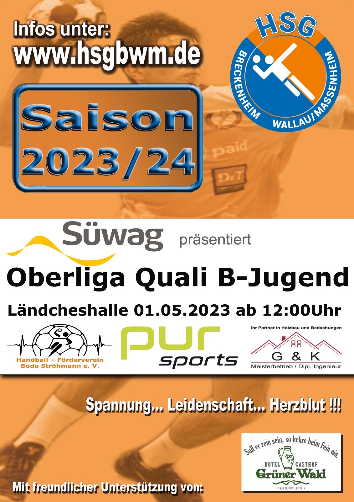 You are currently viewing HSG-Jugend: Es geht wieder los – Qualifikation Saison 2023 / 2024