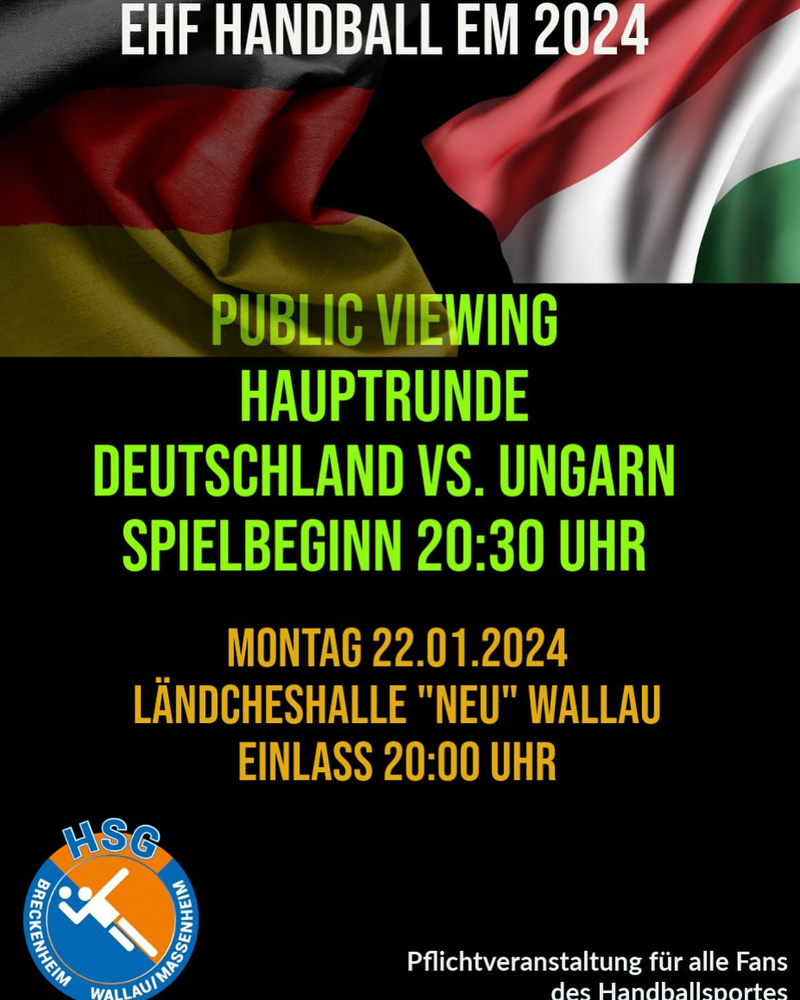 You are currently viewing Handball-EM 2024 in Deutschland / PUBLIC VIEWING