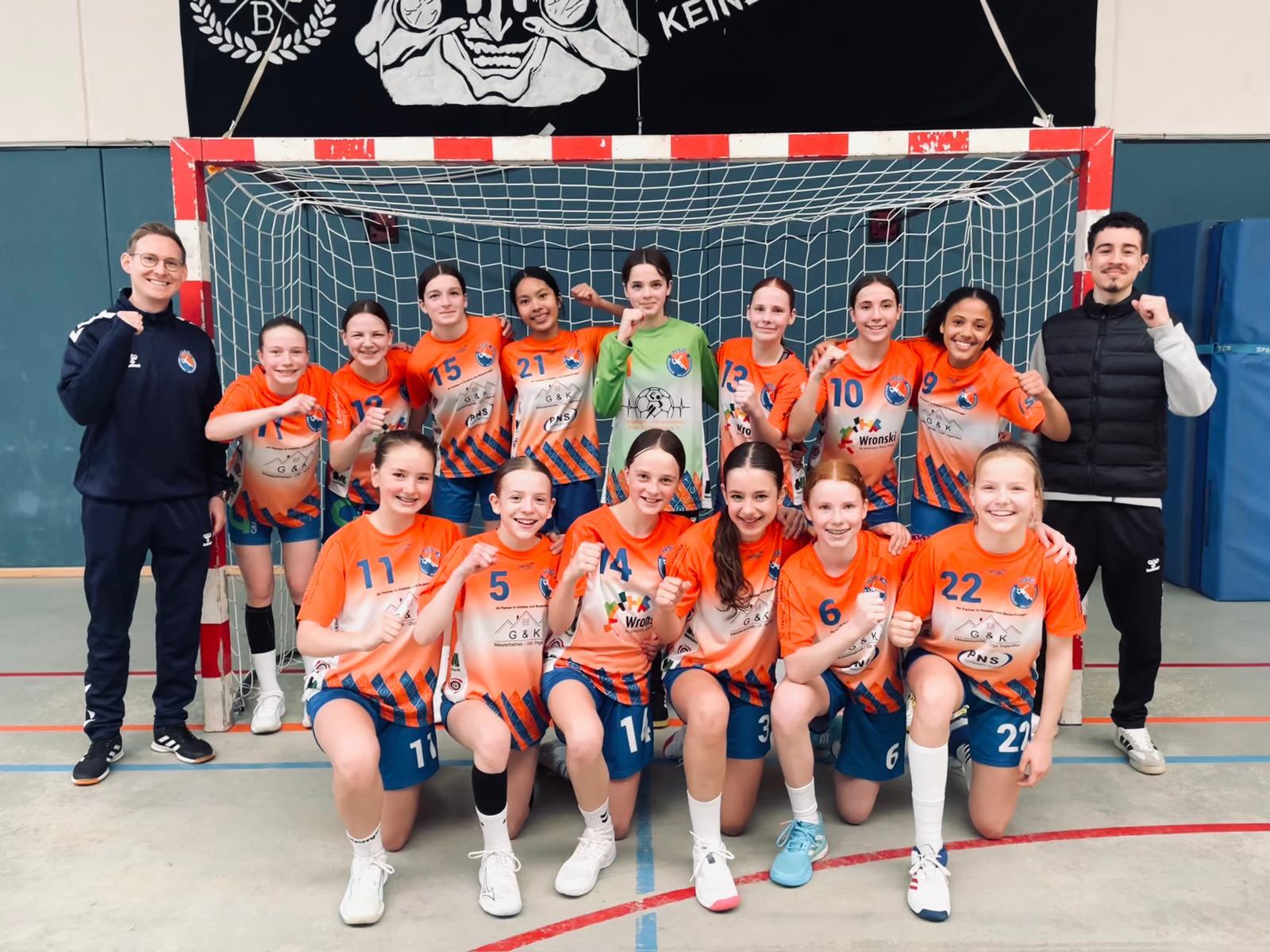 Du betrachtest gerade Weibliche C-Jugend mit erfolgreichem Start –  Testspielsieg mit 40:33 gegen den TV Engers