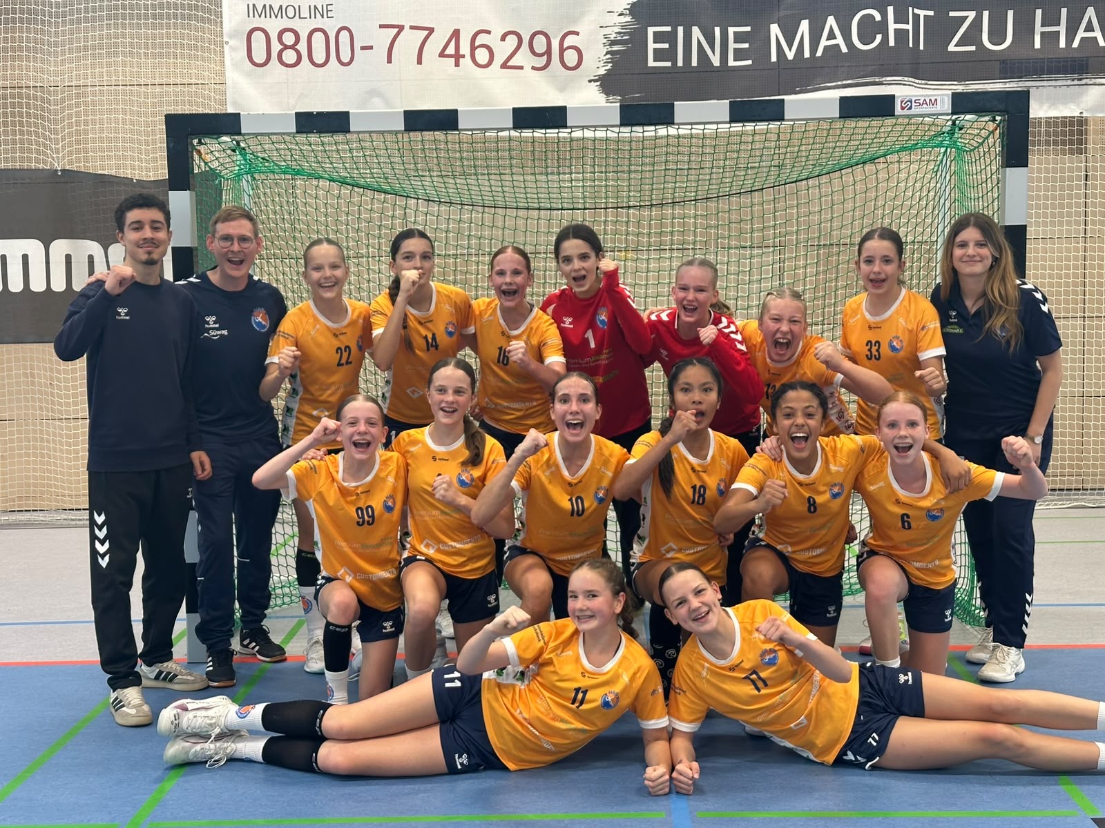 Du betrachtest gerade Weibliche C-Jugend: 1. Sieg in der Regionalliga!